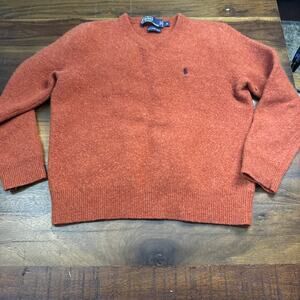 Vintage Polo Ralph Lauren Kids Medium 100% Lambs Wool Sweater